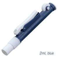 Pompe de remplissage manuelle de pipettes de laboratoire en plastique de haute précision IKEME 2ml/5ml/10ml/25ml