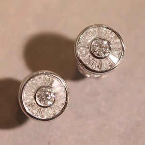 Orecchini a Perno Quadrati Classici per Donne, Design a Strati, Accessori per Orecchie alla Moda per Ufficio e Uso Quotidiano - Product Image 6