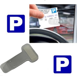 Transparent Parking Ticket Holder 7.5x4Cm Plastic Wallet For Business Cards And Receipts - Product Image 4