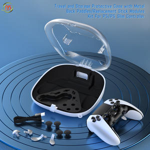 Carcasa Rígida Transparente de Cristal JYS-NS2311 para Switch 2, Funda Protectora de <span class=keywords><strong>PC</strong></span> para Controles Joy-Con Izquierdo y Derecho con Soporte para Tarjetas de Juego - Product Image 3