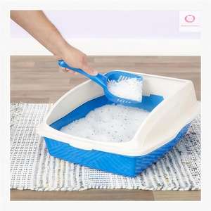 Fabrika Satışı Çevre Dostu Büyük Parçacıklı Silikon Dioksit Kristal Kedi Kumu Düşük Tozlu Hafif Yüksek Emici 1kg - Product Image 2