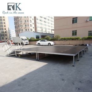 Barandillas de Seguridad para Escenario con Marco de Aluminio, Fácil Instalación, Cuatro Patas - Product Image 4