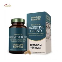 Probiotiques OEM haute puissance, capsules de bromélaïne, soutien à l'absorption des nutriments, formule personnalisée sous marque privée, prix usine