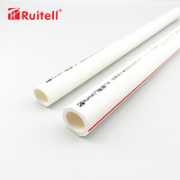 Tuyau PPR de longueur personnalisée pour l'approvisionnement en eau chaude Tuyau haute pression PN20 de l'usine OEM certifié ISO vert blanc gris couleurs