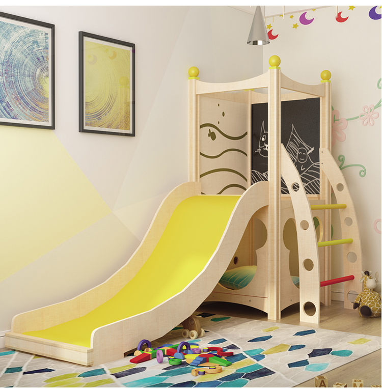 Mini toboggan d'angle pour espace de jeu