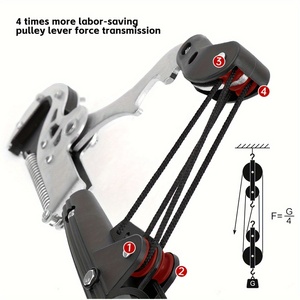 Sécateur à main professionnel durable à long manche avec lames de précision incurvées pour le jardinage et le cisaillement d'arbres - Product Image 2