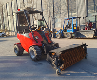 Mini-chargeuse sur pneus HAIJU H140 850 kg, moteur LONCIN, pompe hydrostatique, boîte de vitesses, 20 kW, garantie 1 an, engrenage court
