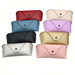 לוגו מותאם אישית עמיד משקפיים משקפיים משקפיים תיק pu עור משקפיים במקרה של משקפי שמש רכים תיבת משקפי שמש רכים - Product Image 3