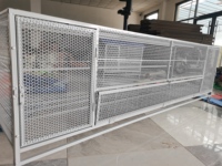 Nouveau grand poulailler extérieur, cage à volailles pour canards et oies, acier galvanisé anti-vaison, type H, capacité extra-large