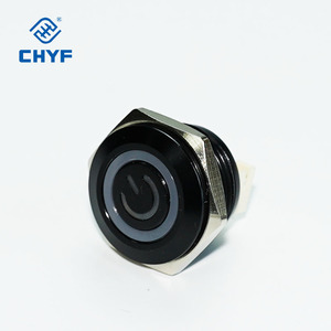 Công tắc nút nhấn kim loại LED 12/16/19mm, mini, có đèn LED, công tắc nguồn PC, đèn LED, 12V 24V, kiểu nhấn tạm thời - Product Image 4