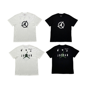 T-shirt <span class=keywords><strong>Homme</strong></span> Manches Courtes en Coton Pur, Motif Géométrique Peinture à l'Huile, Estampillé Or WAR, Bande Adhésive, Qualité Supérieure, Religieux OW - Product Image 1