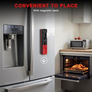 Thermomètre à viande sans fil intelligent, thermomètre de cuisson numérique avec sonde sans fil, thermomètre alimentaire à portée longue distance - Product Image 4