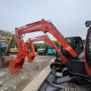 Mini-excavatrice hydraulique Kubota Kx185 183 de haute qualité et à prix abordable, équipement Kubota KX80-4 pour la construction - Product Image 2
