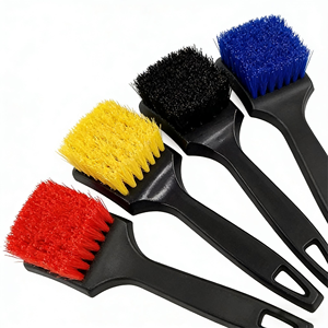 Langstieliger Bürstenkopf für Auto-Zubehör, Autowaschbürste, Schrubbürste, Reifenbürsten, Reifenglanz-Applikatorbürsten - Product Image 1