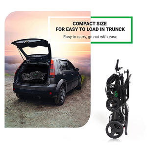 Soporte técnico en línea Ligero Transporte plegable Sillas de ruedas eléctricas Silla de ruedas Negro Ce Accesorios para sillas de ruedas JBH - Product Image 4