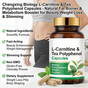 OEM L-Karnitin ve Çay Polifenol Kapsülleri Güzellik, Kilo Verme ve Zayıflama Hapları Yağ Metabolizmasını Hızlandırıcı Güzellik ve Vücut Şekillendirme İçin - Product Image 6