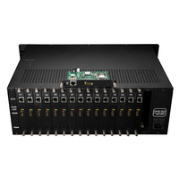 Equipo de Cabecera IPTV H3160C 3U, Codificador HDMI H.264 de 16 Canales con SRT UDP RTSP HTTP RTMP