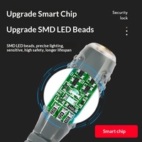 Testeur de tension LED haute luminosité pour électriciens, haute précision, détection des circuits ouverts, localisation des points de panne