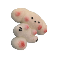 Jouet Squishy Lapin à Grandes Oreilles en TPR Mignon, Doux et Kawaii, Anti-Stress à Presser pour l'Anxiété et la Relaxation, Unisexe, à partir de 14 ans
