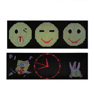 Pantalla de visualización de ventana trasera de coche, Panel Led Flexible, subtítulos móviles Led de coche inteligente, cartelera rodante, pantalla de publicidad de personajes - Product Image 3