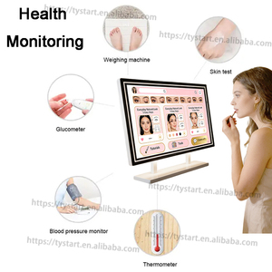 Espejo de Belleza Inteligente Tystart con Luz LED Ajustable, Sistema Android, Conexión WiFi, Altavoces Bluetooth para Cosméticos y Maquillaje <span class=keywords><strong>Personal</strong></span> - Product Image 6