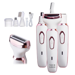 Kit de Aseo Multifuncional 4 en 1, Recortadora de Bikini, Afeitadora Eléctrica Inalámbrica con Cable Extendido, Diseño de Viaje, Depiladora - Product Image 1