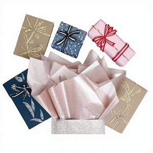Wholesale Customized <b>Biodegradable</b> Christmas Gift Recyclable Craft <b>Paper</b> Roll Colored Packaging Resin Coating Double Side Virgin - Product Image 3