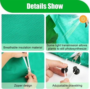 ผ้าห่มป้องกันสำหรับใช้กลางแจ้งสำหรับฤดูหนาวที่คลุมป้องกันพืชในสวนผ้าห่มคลุมน้ำค้างแข็ง - Product Image 6