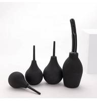 Produit phare : Système de douche rectale à seringue à bille grande capacité, embout de nettoyage anal, buse, plug, pour lavement du côlon, jouet sexuel anal pour adulte