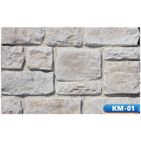 Berich GB-KMB Extérieur Blanc Calcaire Mur Faux Placage De Pierre Extérieur Faux Revêtement Mural En Pierre