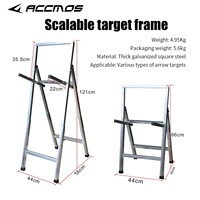 Support de cible de tir à l'arc pliable/évolutive/ajustable résistant à l'usure pour le tir à l'arc en extérieur