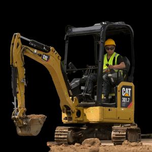 Miniexcavadora 301.7 con Certificación CE EMC |   Motor Importado de 18.6kW |   Cucharón de 1.8 Toneladas y 0.025 m |   PLC Gear - Product Image 1