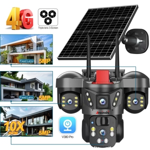 Nuova <span class=keywords><strong>Telecamera</strong></span> <span class=keywords><strong>Solare</strong></span> con Supporto 4G LTE, 3 Obiettivi, 3 Schermi, Zoom 10X, Batteria Integrata, Ricaricabile con <span class=keywords><strong>Energia</strong></span> <span class=keywords><strong>Solare</strong></span> - Product Image 2