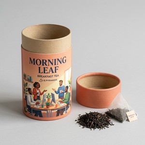 Luxury Shoulder Style Rigid Cardboard Round Tube <b>Box</b> for Premium Gift Tea Collection Packaging Custom Wholesale - Product Image 1