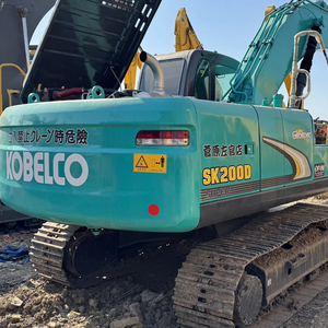 Vente chaude : Excavatrice Kobelco SK200 d'occasion du Japon, 20 tonnes, de taille moyenne, avec prix compétitif, en stock - Product Image 1