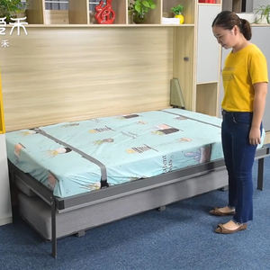 Großhandel Holz Metall Klapp wand Schrank bett Kinder mit Schlafs ofa Klapp modern für <span class=keywords><strong>Single</strong></span> King Queen Size 1500*2000 m - Product Image 3