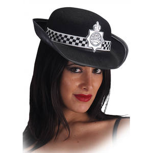 Cappello da Polizia in Feltro per Adulti Taglia 58/60 - Product Image 1