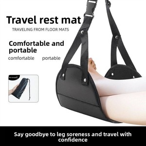 Travel Hanging Footstool with Adjustable Straps Multifunctional Portable <b>Hammock</b> Footrest for Home Office Outdoor - Product Image 2