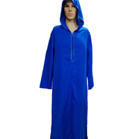 Moyen-Orient Ethnique Islamique Vêtements Modeste Eid Musulman À Capuche Robe Arabe Abaya Robe Hommes Caftan Arabe Longue Robe Thobes