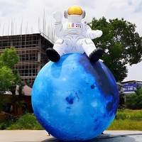 Thème de l'espace Décoration Astronaute Led Spaceman Gonflable Lune Publicité Astronaute Gonflable Géant