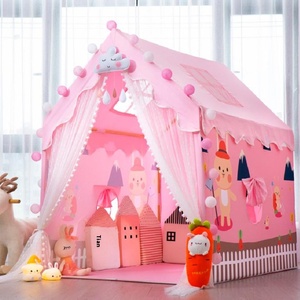 En71 Certificate Custom Tag Kids Play Tent House Indoor Play Children House Toy Game Tent House for Kids - Product Image 4