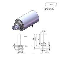 Solénoïde tubulaire Landa TU3862, force de traction 45N, bobine magnétique pour système de contrôle automatique industriel