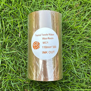 Fournisseur de la Chine en gros meilleur rouleau jumbo de cire résine encreur ruban amélioré imprimante couleur ruban de transfert thermique 110x30 - Product Image 2