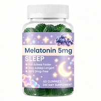 Gomitas de Suplemento para Dormir, Ayuda a Dormirse Más Rápido por el Jet Lag, Apoyo para un Sueño Profundo, Sin Gluten, Vegetarianas