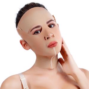 ปลอกรัดใบหน้าแบบเต็มใบหน้าสำหรับแกะสลักใบหน้ารูปตัววีแบบชิ้นเดียวมีประสิทธิภาพและไม่ต้องผ่าตัด - Product Image 4