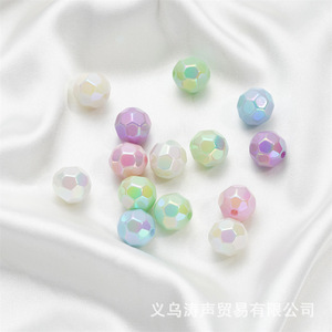 Acrylic Round Beads 16mm Soccer Shape For <b>Bracelet</b> Making Loose Beads Handmade Jewelry Craft Supplies - Product Image 2