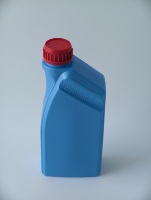 Bouteille d'huile moteur en PEHD avec fenêtre de niveau, conteneur d'huile moteur avec bouchon inviolable, logo personnalisé