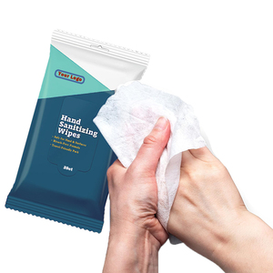 Lingettes désinfectantes jetables Biokleen Custom Travel Pack 20ct pour les mains - Product Image 2