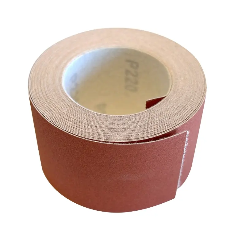 abrasive cloth rolls 115 mm*50 m red aluminum oxide sandpaper roll for grinding metal