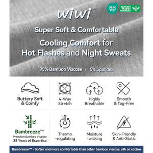 Pantalones Cortos de Dormir Personalizados para Mujer, Pantalones de Pierna Ancha de Viscosa de Bambú Suave, Tallas S a XXL, Ropa de Dormir, Pijamas - Product Image 4